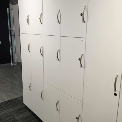 Laminate Lockers with Personal Storage Cabinets