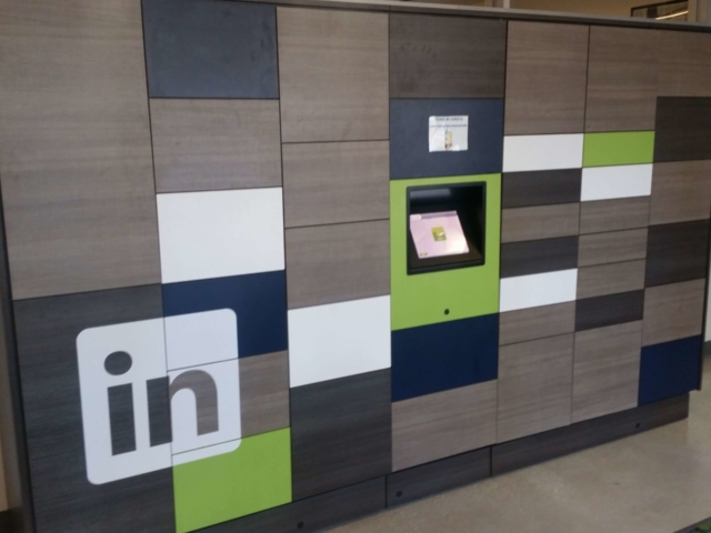 smart lockers for corporate use, amenities for buildings