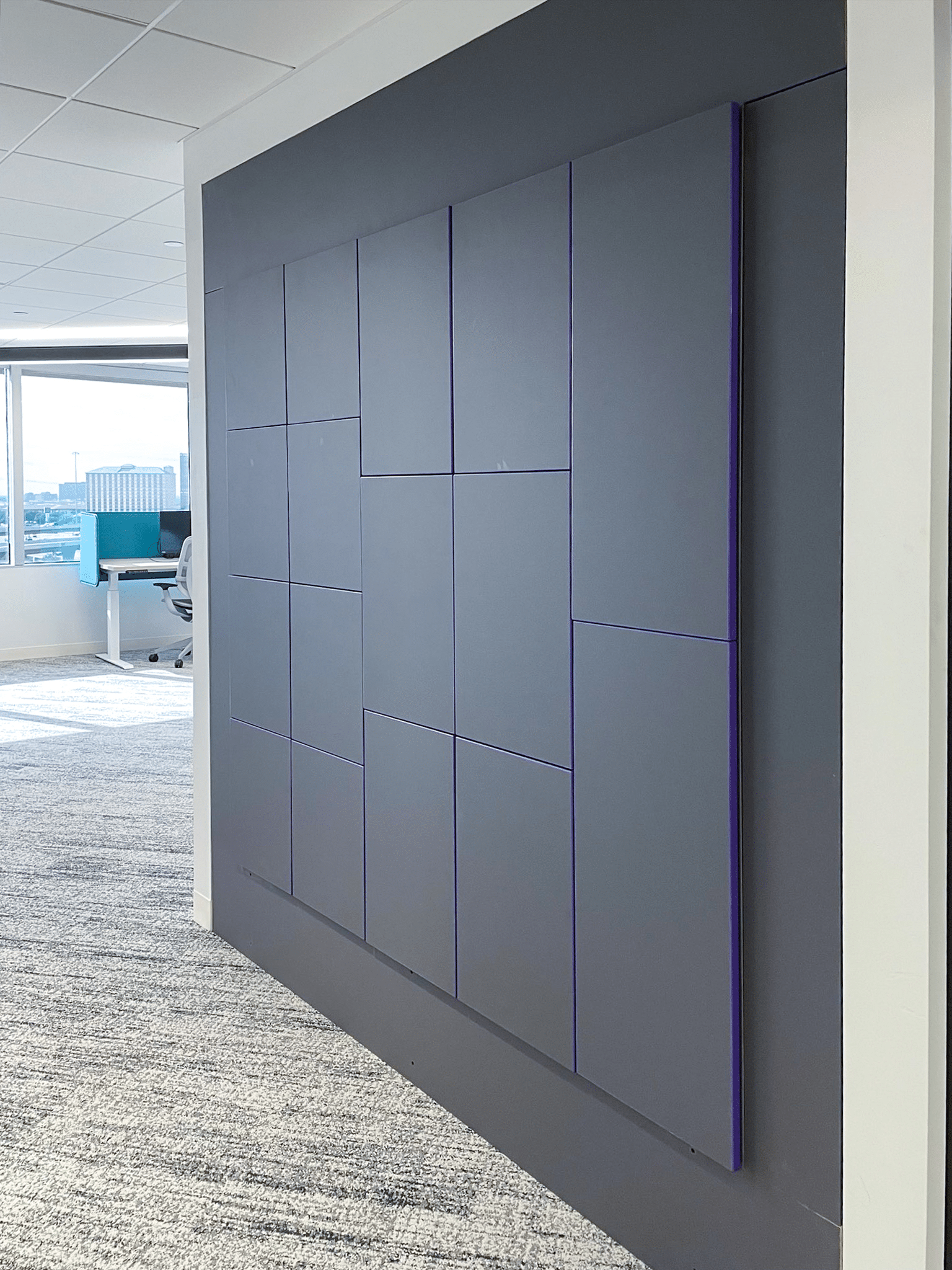 Chubb Dallas numberless locker design by HAMILTON Casework Solutions