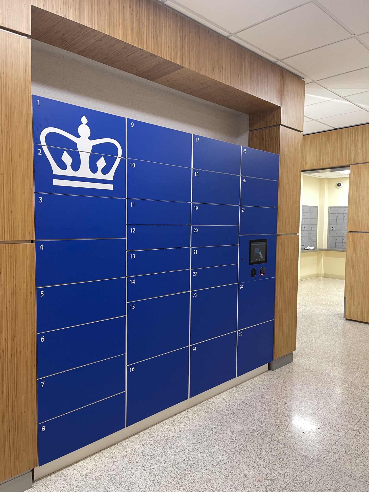 HAMILTON smart package lockers installed on university campus