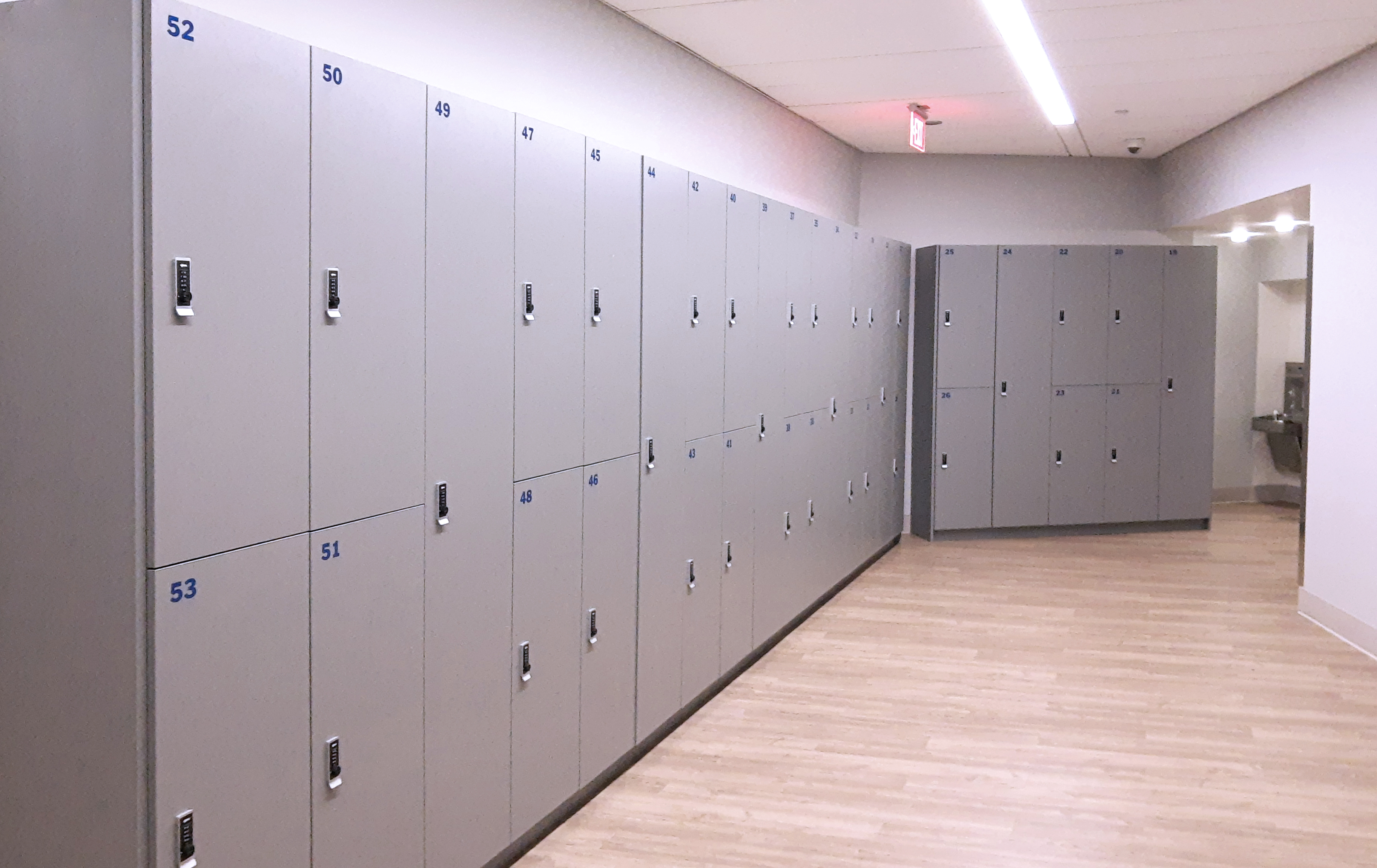 Seton Hall University locker room by HAMILTON