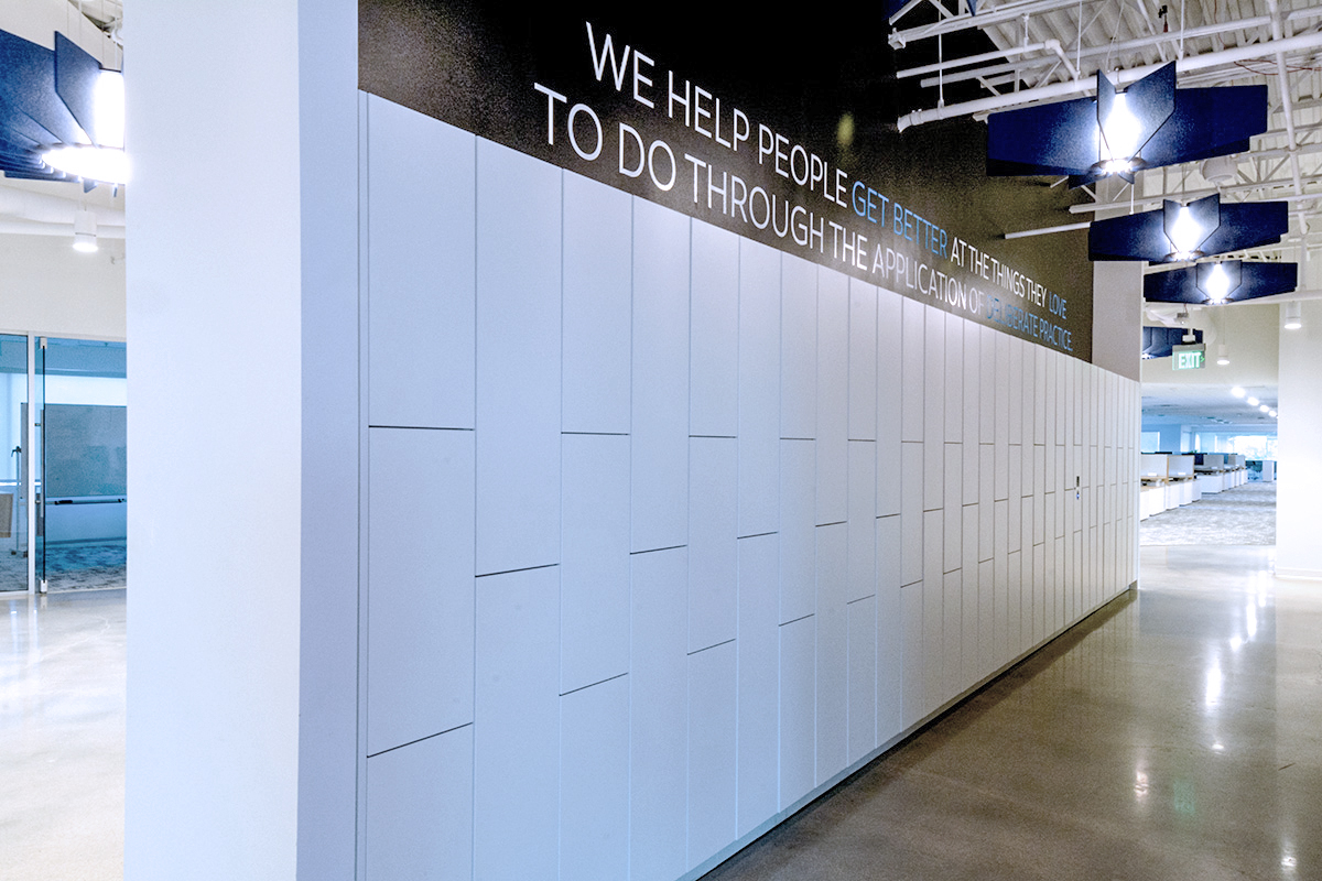 HAMILTON locker installation at Peaksware Boulder