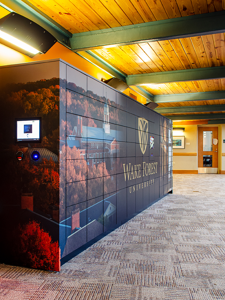 HAMILTON smart lockers installed at Wake Forest University ZSR Library